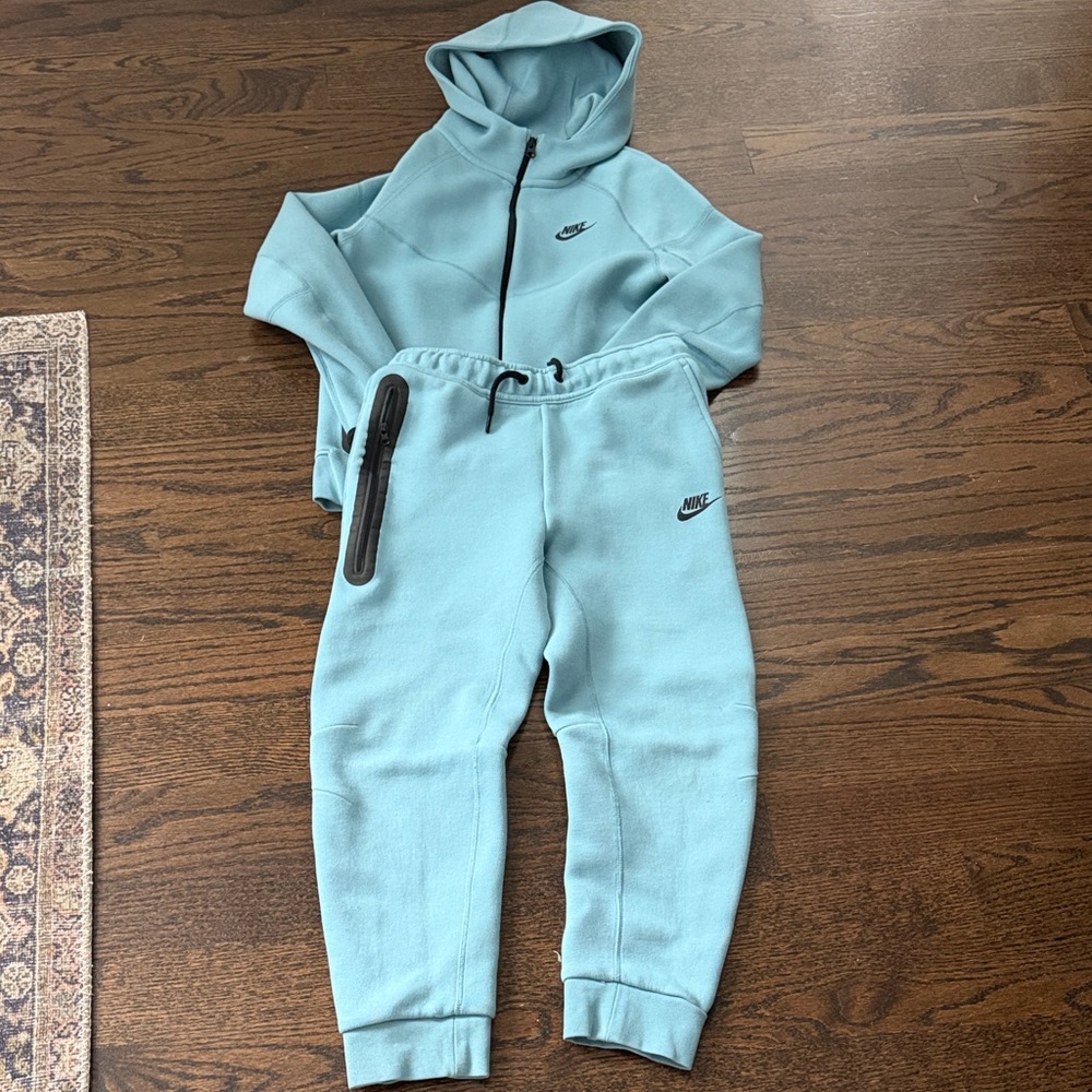 Nike Light Blue Tracksuit Set